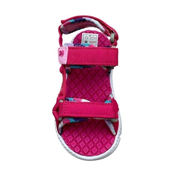 Kamik Toddler Girls Adjustable Strappy Sandals Size 7 Pink Lightweight & Comfy - Picture 4 of 14